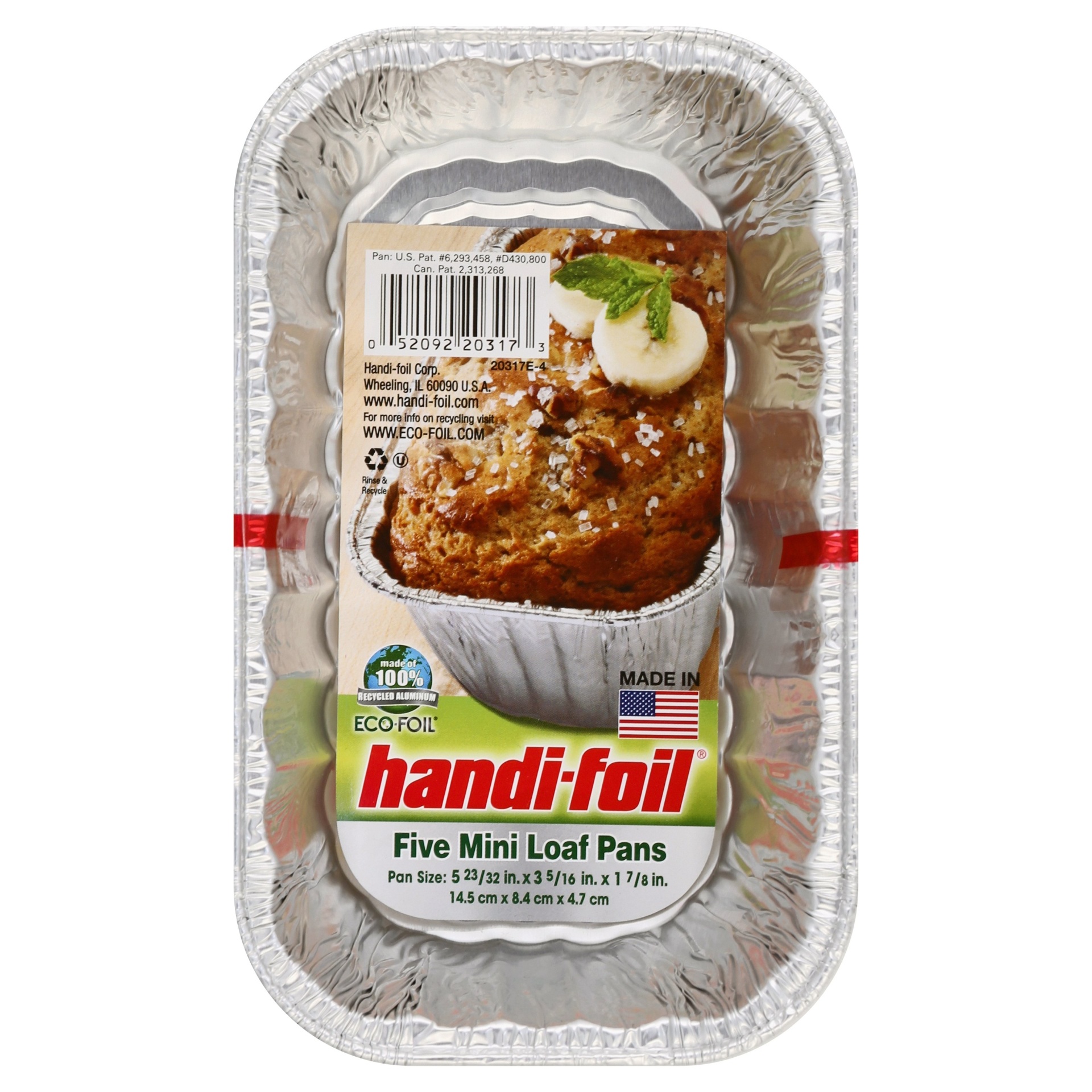 slide 1 of 4, Handi Foil Loaf Pans 5 ea, 5 ct