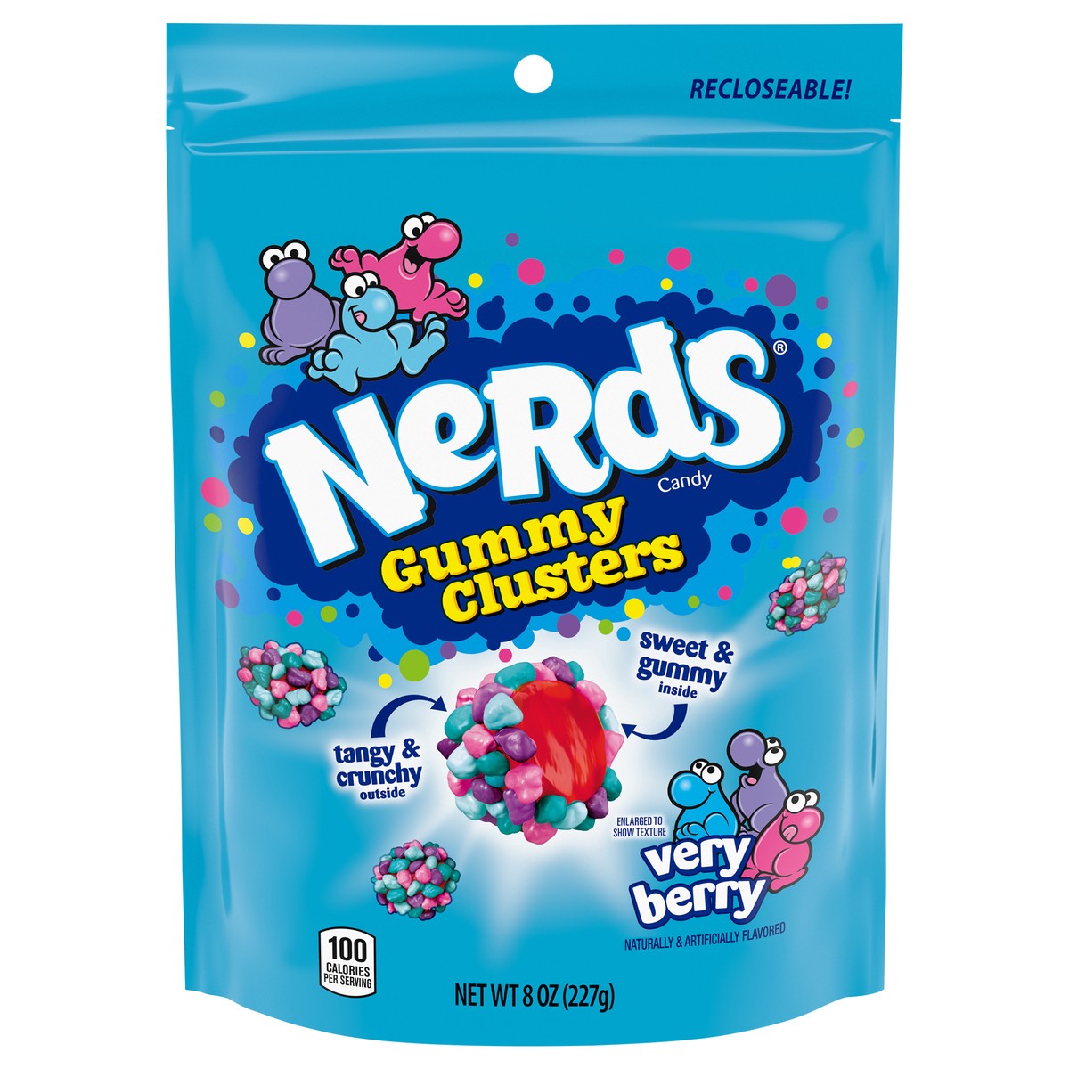 slide 1 of 9, Nerds Gummy Clusters Very Berry Candy 8 oz, 8 oz