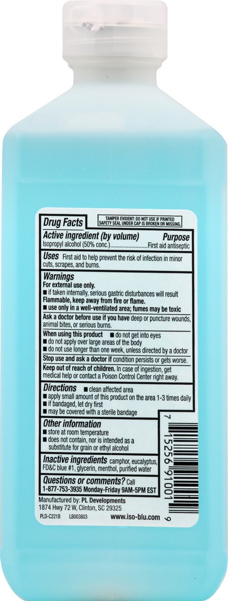 slide 4 of 9, Iso Blu Fresh Cool Scent Topical Analgesic 16 oz, 16 oz