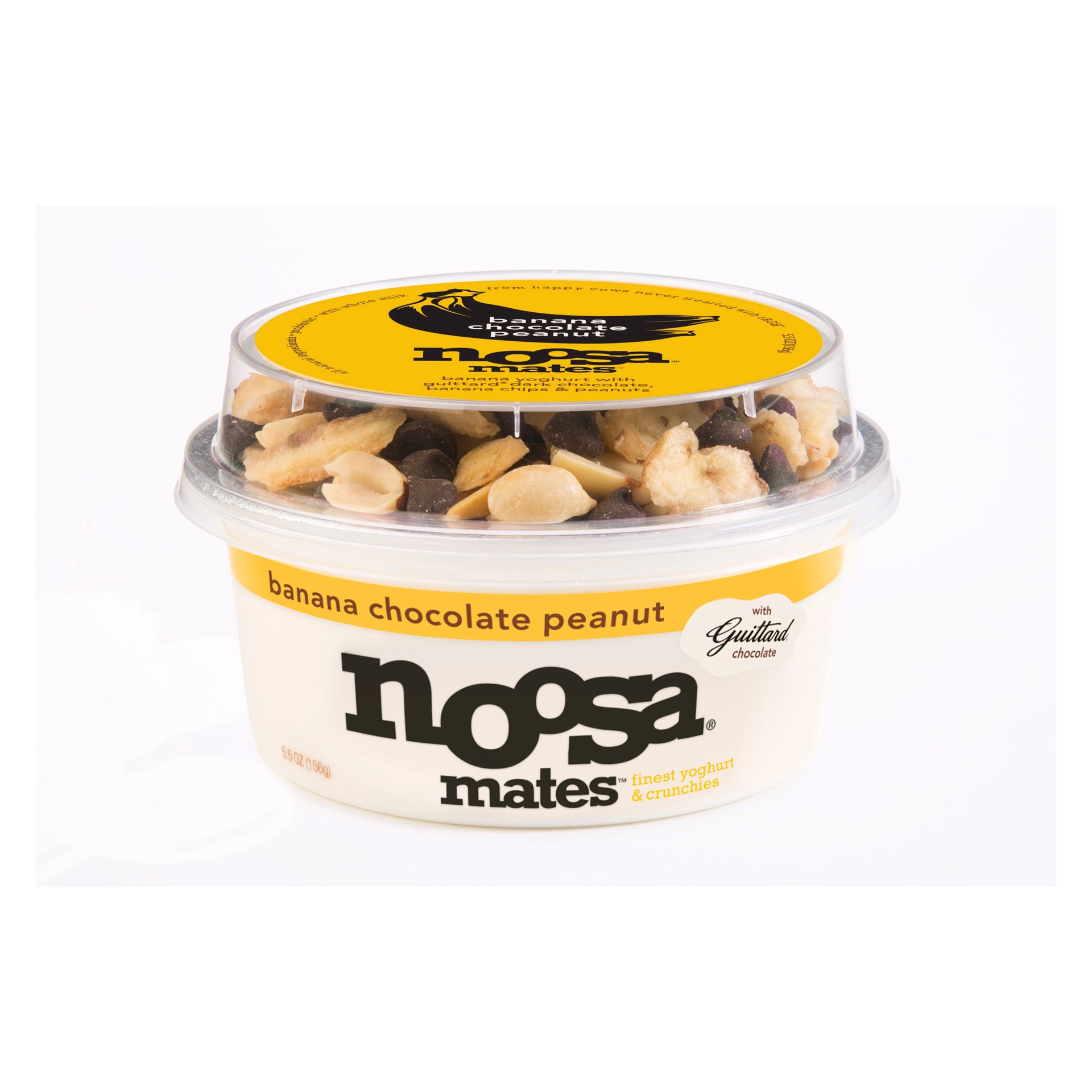 slide 1 of 3, Noosa Mates Honey Pretzel Peanut Yogurt, 5.5 oz