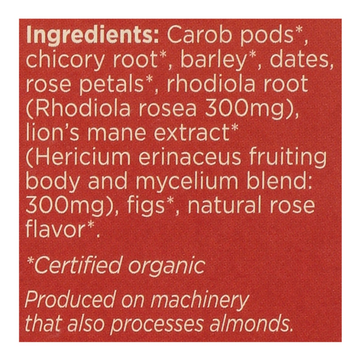 slide 8 of 13, Teeccino Rose Lion's Mane Rhodiola Mushroom Lion's Mane Rhodiola Herbal Tea 10 ea, 10 ct