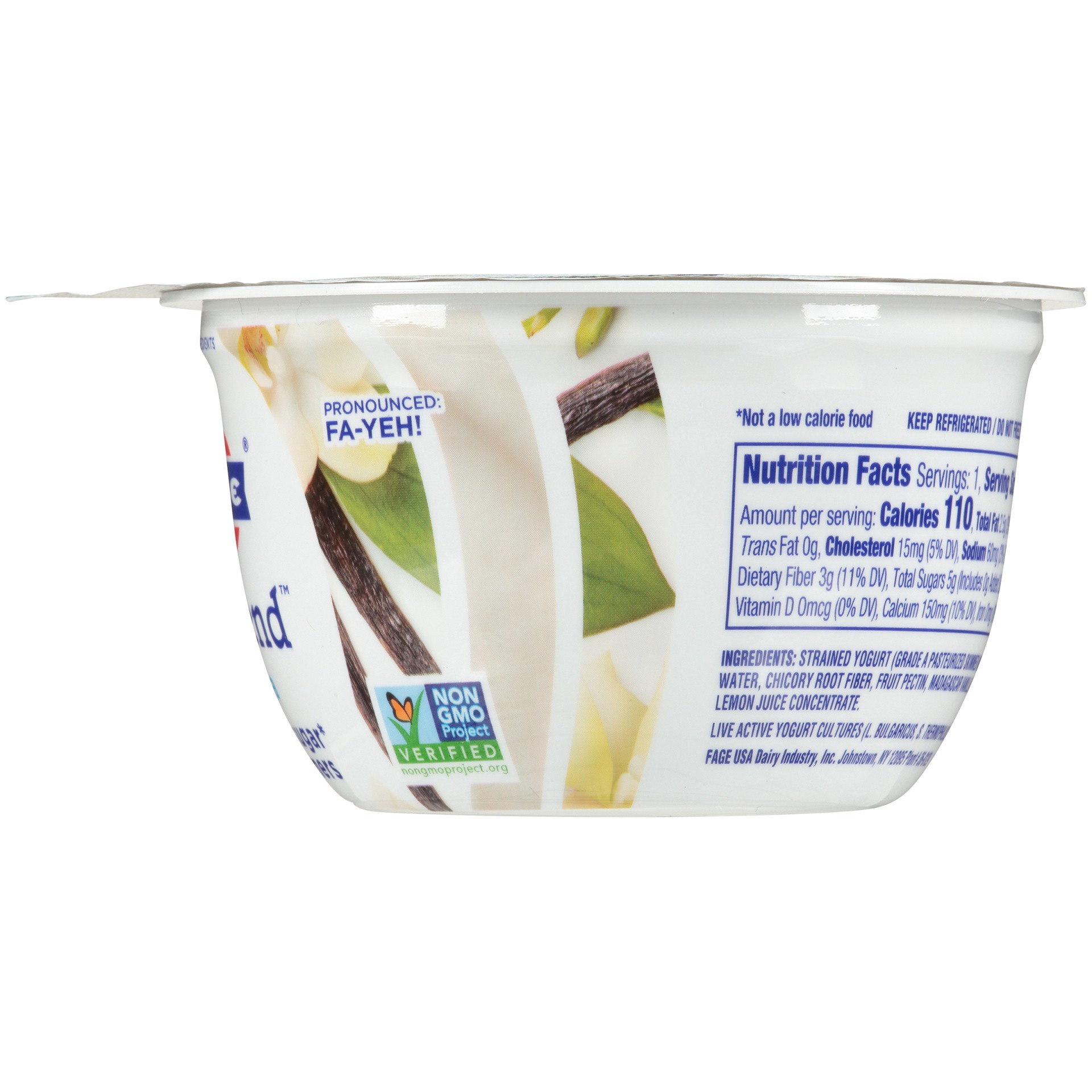 slide 3 of 6, Fage Trublend Vanilla Greek Yogurt, 5.3 oz