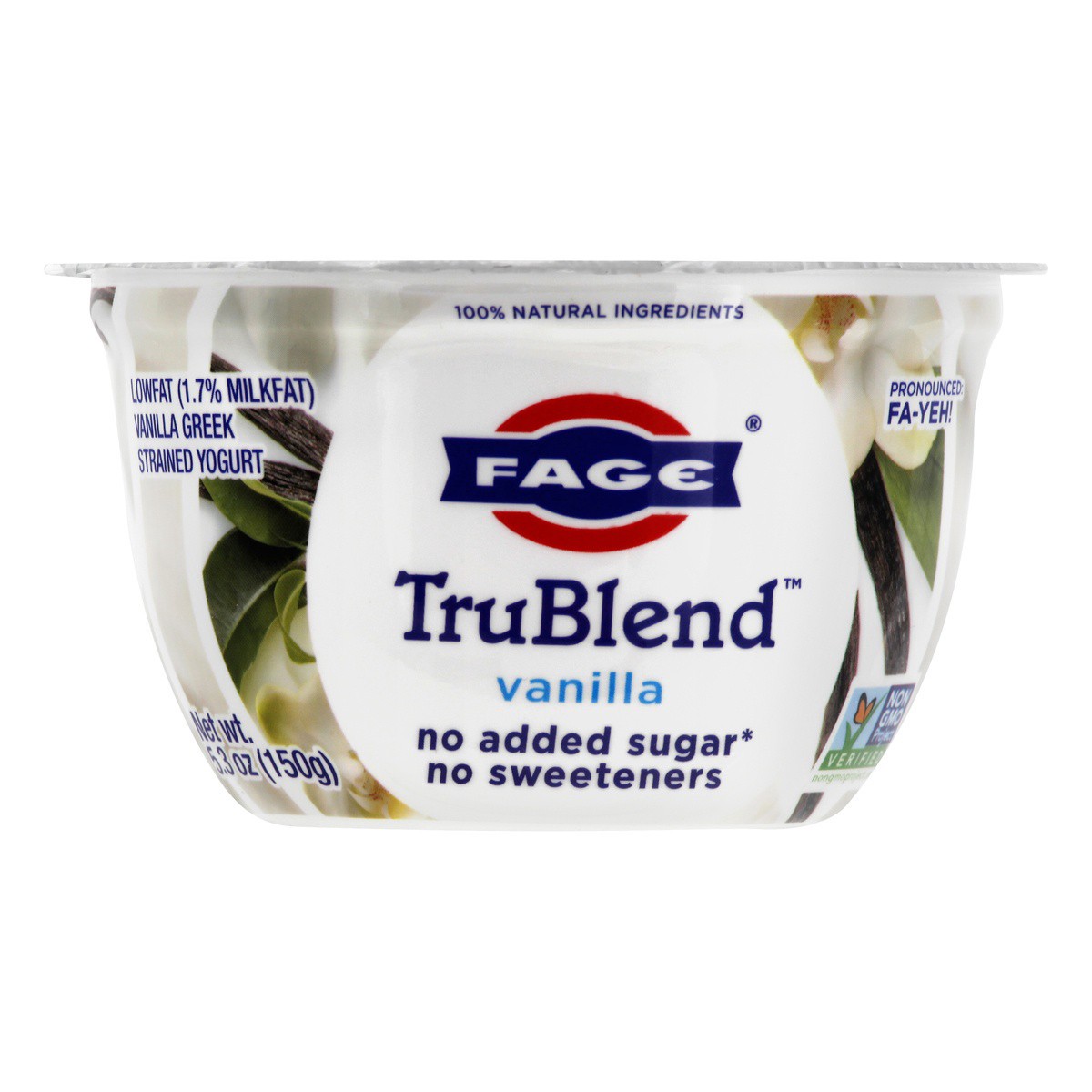 slide 1 of 6, Fage Trublend Vanilla Greek Yogurt, 5.3 oz