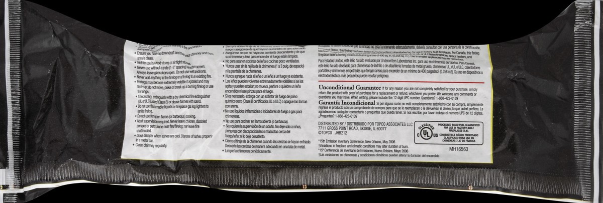 slide 5 of 6, CharKing 3 Hour Flame Fire Logs - 3.8 lb, 3.8 lb