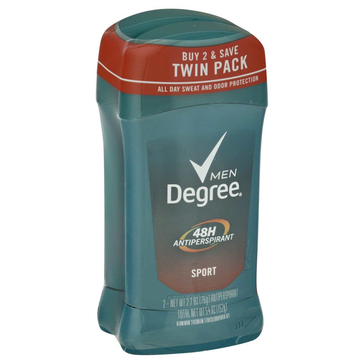 slide 8 of 9, Degree Men Dry Protection Antiperspirant Deodorant Sport Twin Pack, 2 ct; 2.7 oz