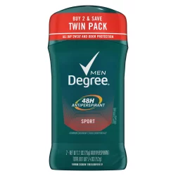 Degree Men Dry Protection Antiperspirant Deodorant Sport Twin Pack