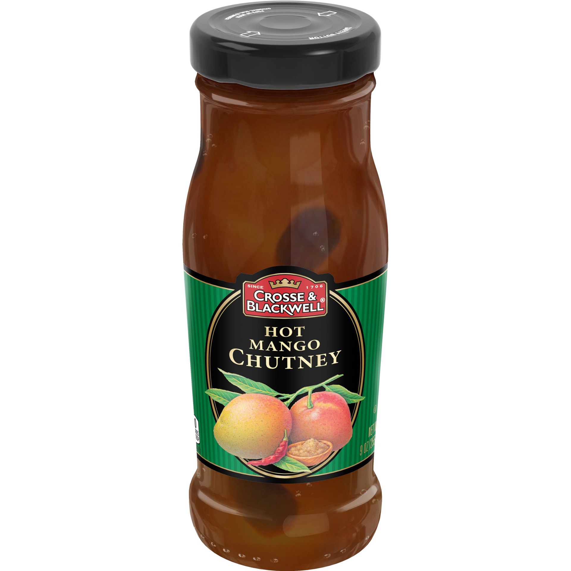 slide 1 of 2, Crosse & Blackwell Hot Mango Chutney, 9 oz