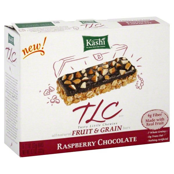 slide 1 of 1, Kashi Fruit Nut Bars Raspberry Chocolate, 6.7 oz
