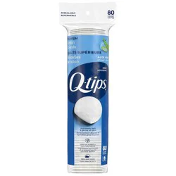 Q-Tips Premium Cotton Rounds, 100% Cotton