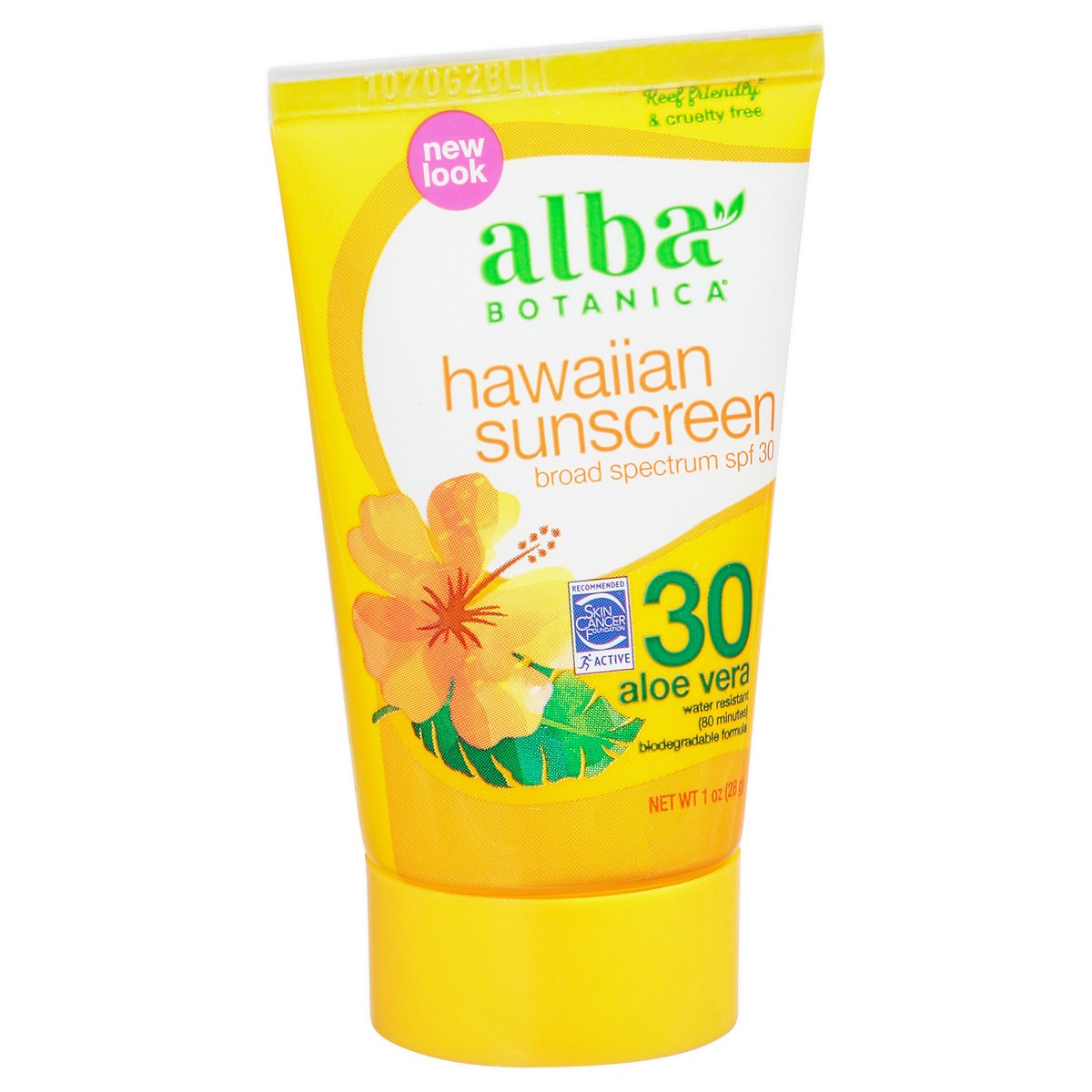 slide 2 of 8, Alba Botanica Broad Spectrum SPF 30 Aloe Vera Hawaiian Sunscreen 1 oz, 1 oz