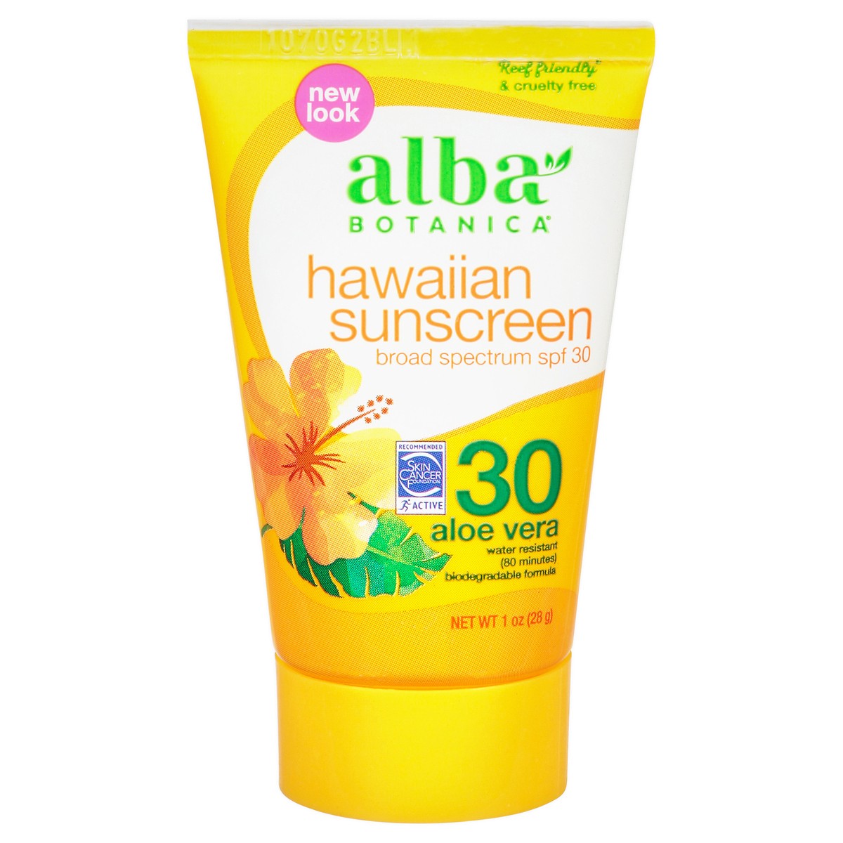 slide 1 of 8, Alba Botanica Broad Spectrum SPF 30 Aloe Vera Hawaiian Sunscreen 1 oz, 1 oz
