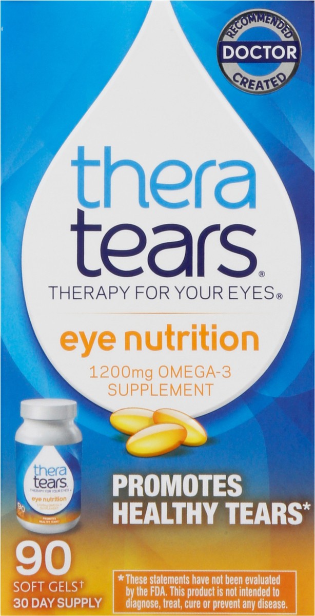 slide 11 of 14, TheraTears Eye Nutrition 90 Soft Gels, 90 ct