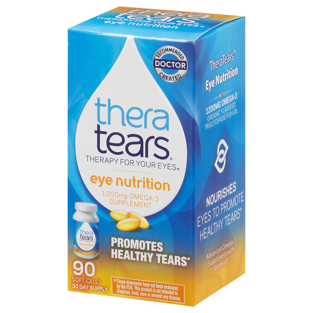 slide 14 of 14, TheraTears Eye Nutrition 90 Soft Gels, 90 ct