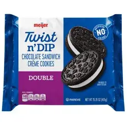Meijer Double Stuffed Twist n Dip Cookies