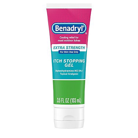 slide 1 of 1, Benadryl Itch Stopping Gel Extra Strength - 3.5 Fl. Oz., 3.5 fl oz