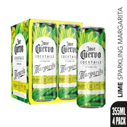 Jose Cuervo Sparkling Margarita 4 pack - 4-355 ml