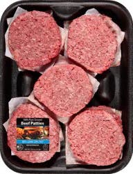 JBS Ground 80%/20% Beef Patties 35.2 oz Tray