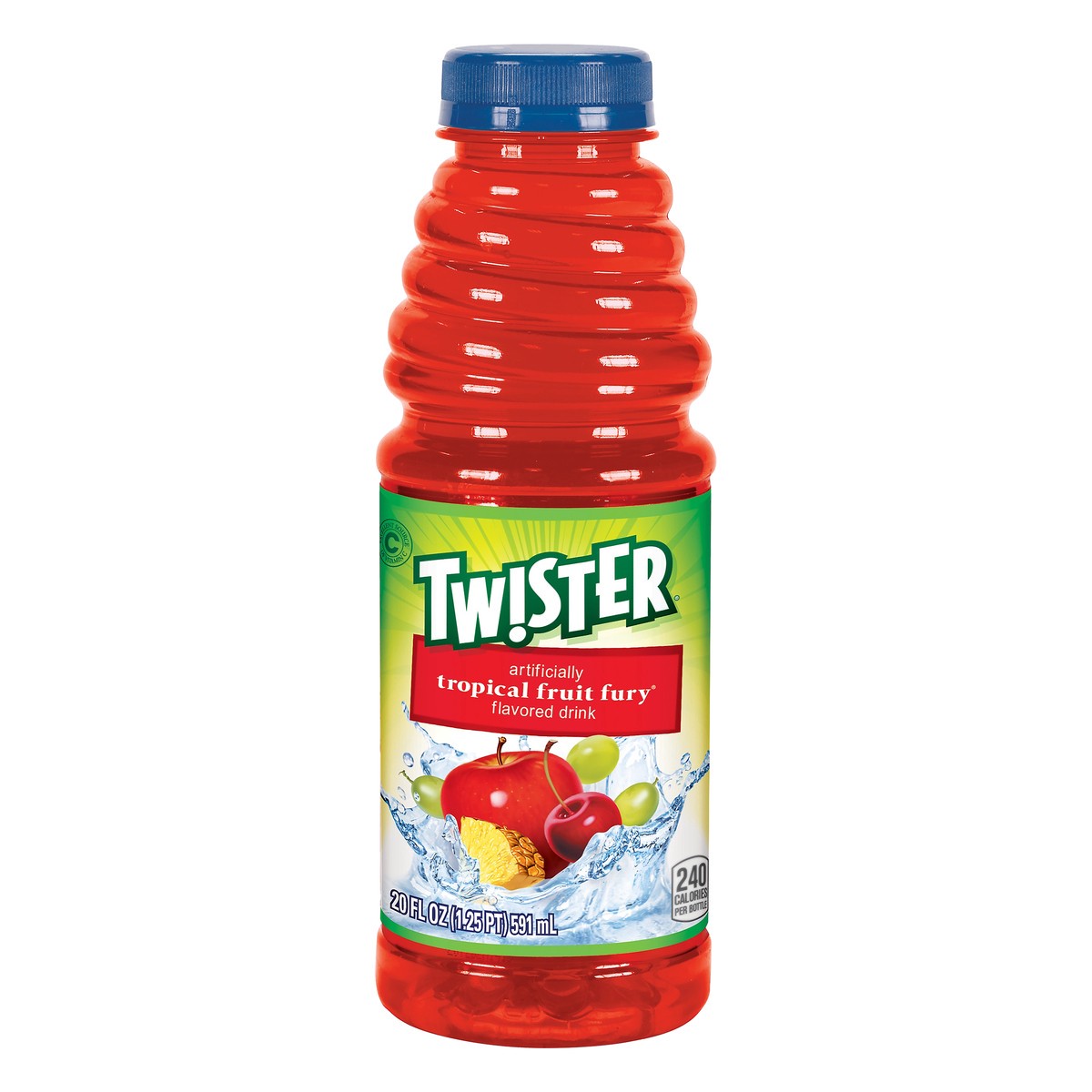 slide 4 of 6, Tropicana Twister Tropical Fruit Fury Flavored Drink 20 oz, 20 oz