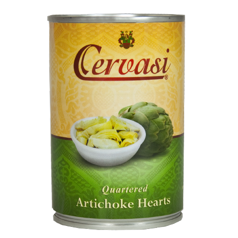 slide 1 of 1, Cervasi Quartered Artichokes, 14 oz