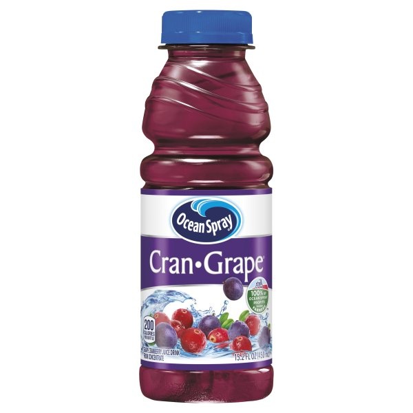 slide 1 of 2, Ocean Spray Cran-Grape Juice Cocktail, 15.2 fl oz