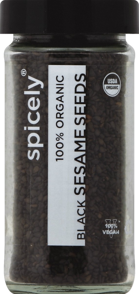 slide 2 of 2, Spicely Organic Spices Spcly Sesame Og2 Black, 2 oz