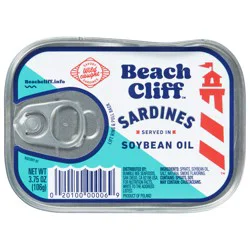 Beach Cliff Soybean Oil Sardines 3.75 oz