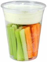 Central Market Crudite Cup with Ranch Dressing