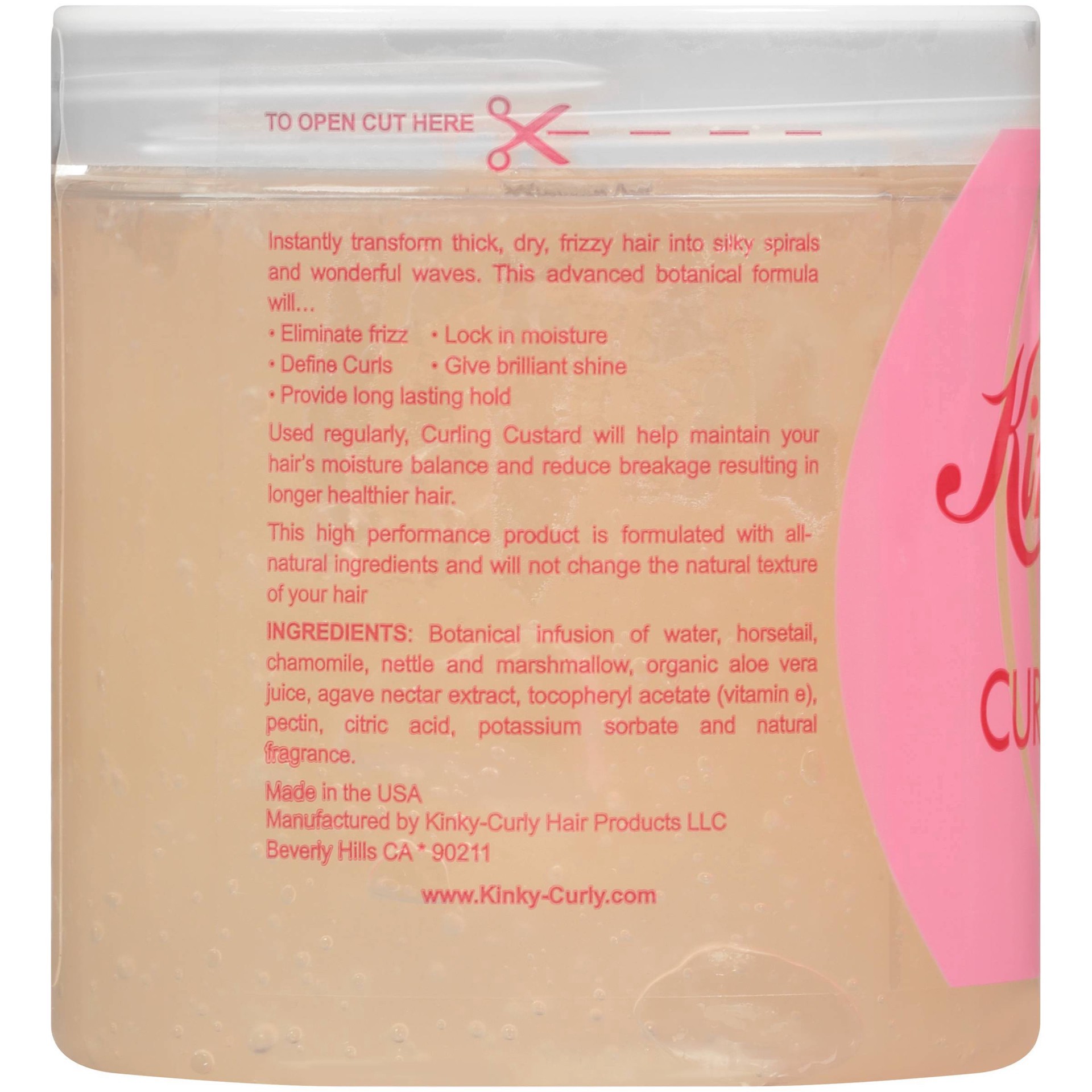 slide 2 of 5, Kinky-Curly Curl Custard Gel, 8 oz