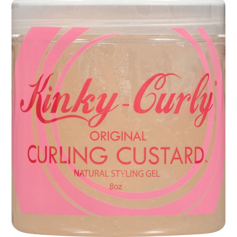 slide 1 of 5, Kinky-Curly Curl Custard Gel, 8 oz