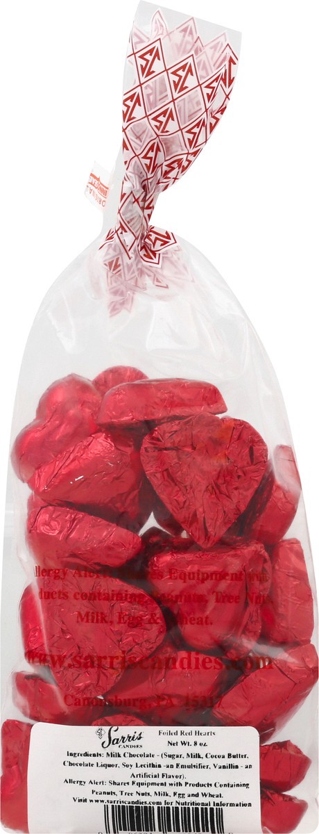 slide 8 of 8, Sarris Candies Foiled Red Hearts Candies 8 oz, 8 oz