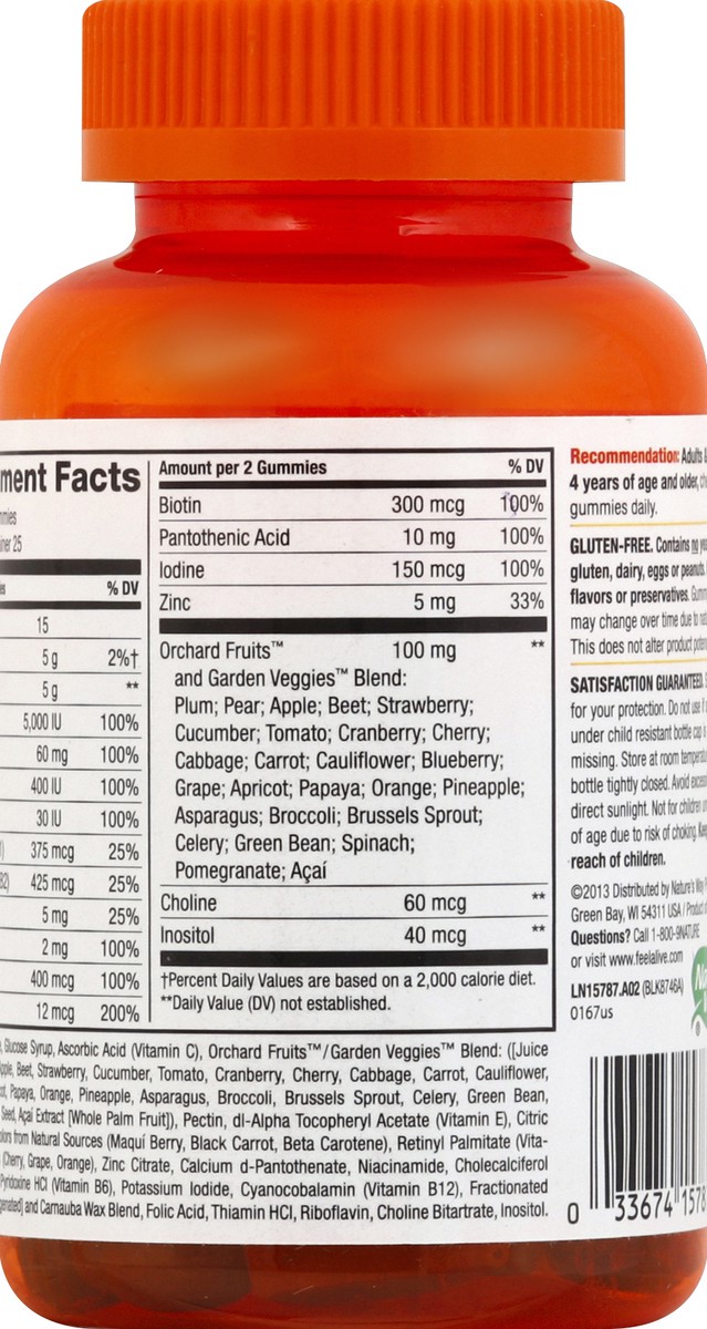 slide 4 of 4, Alive! Alive Multivitamin Gummies Adult, 50 ct