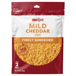 Meijer Finely Shredded Mild Cheddar Cheese