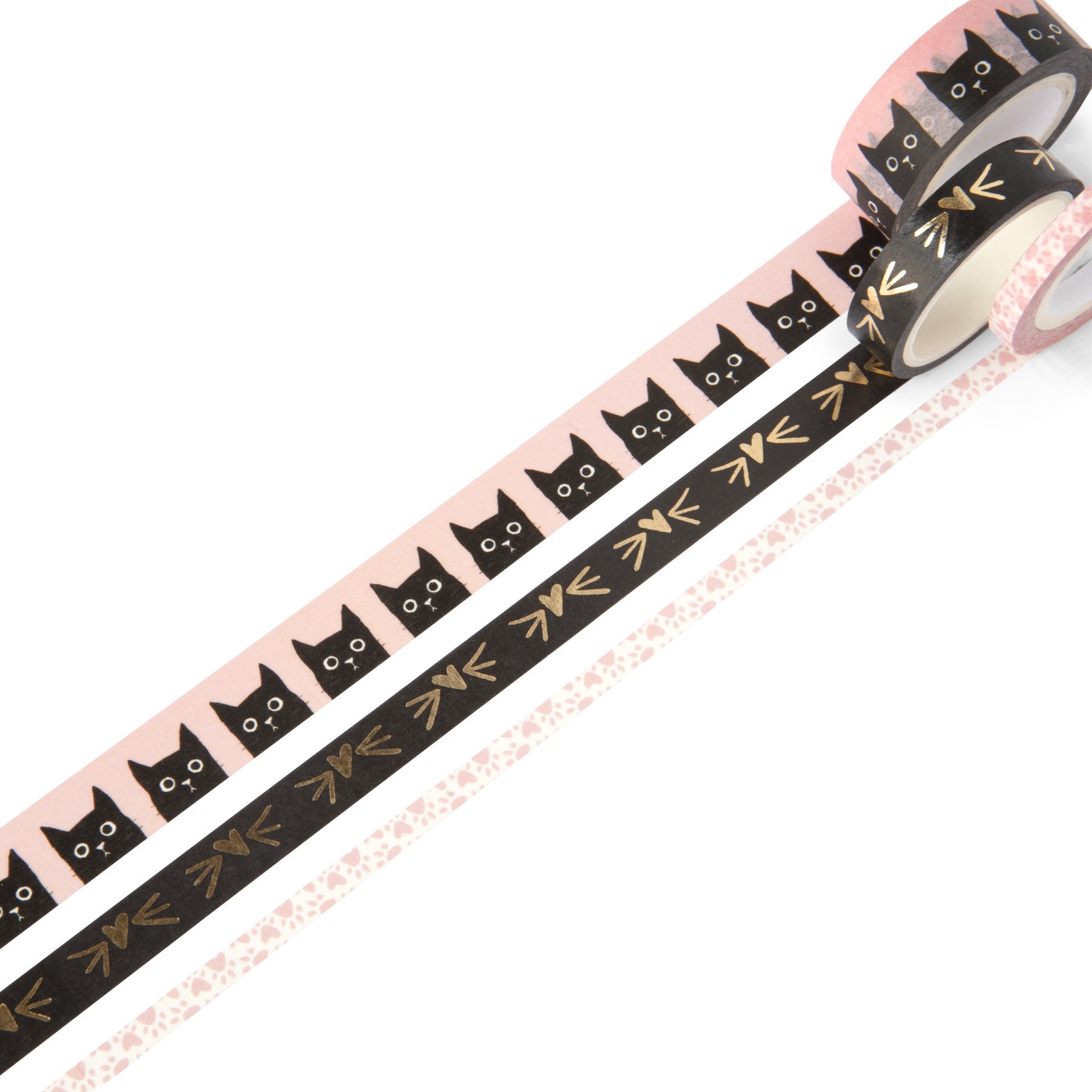 slide 4 of 4, Cat Washi Tapes By Recollections, 15mm x 10 yd