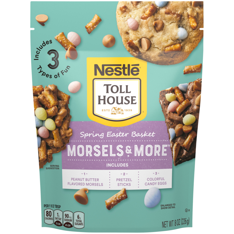 slide 2 of 4, Toll House Spring Easter Basket Morsels & More Easter Candy Mix, 8 oz