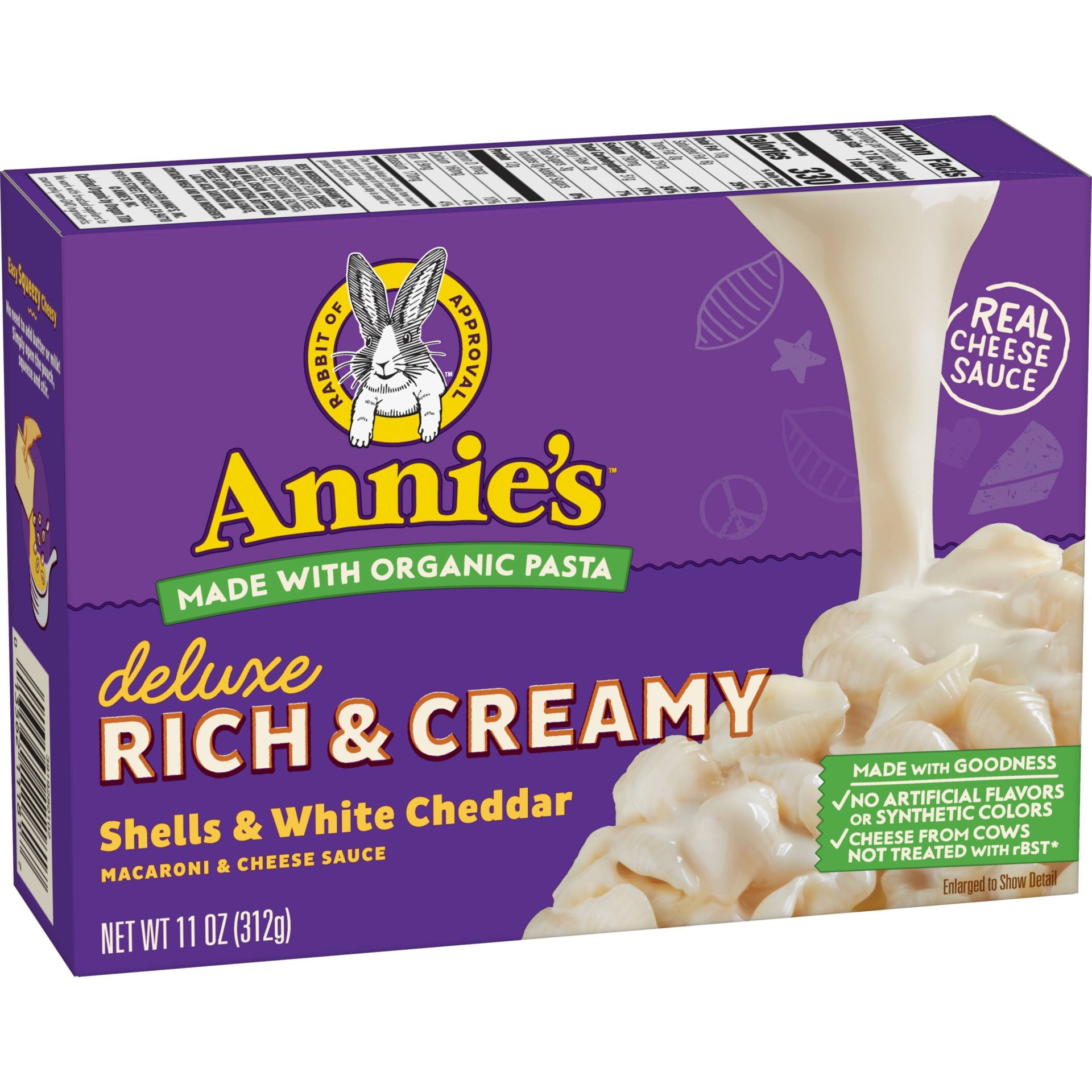 slide 1 of 3, Annie's Deluxe White Cheddar Mac and Cheese - 11oz, 11 oz