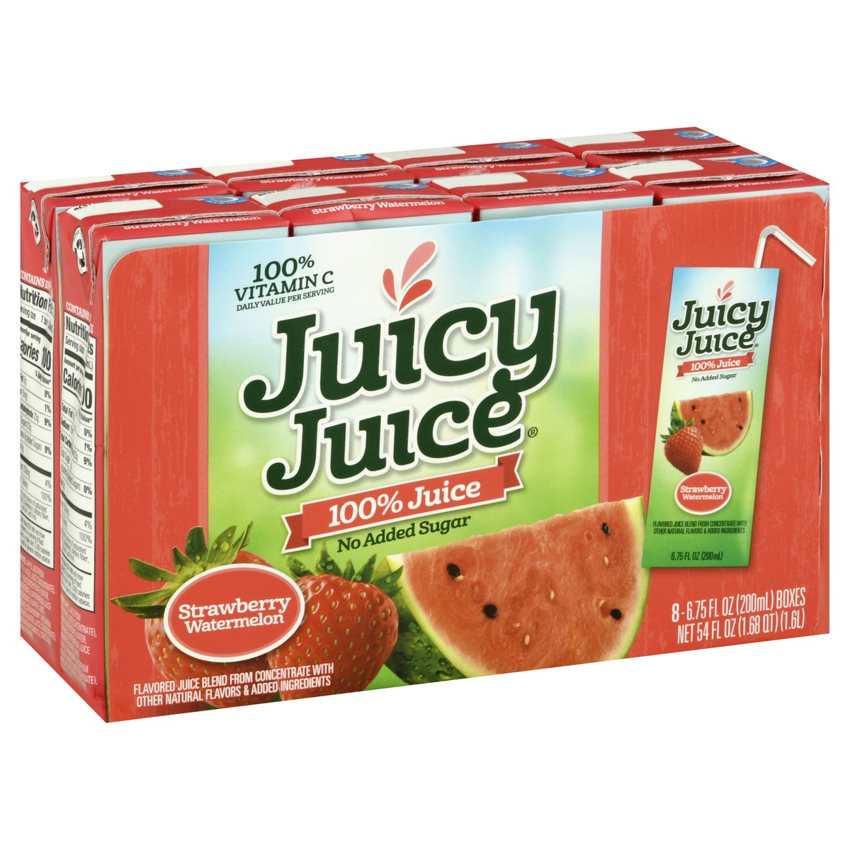 slide 2 of 13, Juicy Juice Strawbery Watermelon, 8 ct