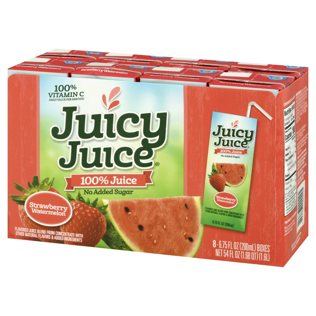 slide 11 of 13, Juicy Juice Strawbery Watermelon, 8 ct