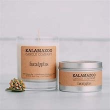 slide 1 of 1, Kalamazoo Candle Company Candle Co. Eucalyptus Jar Candle, 