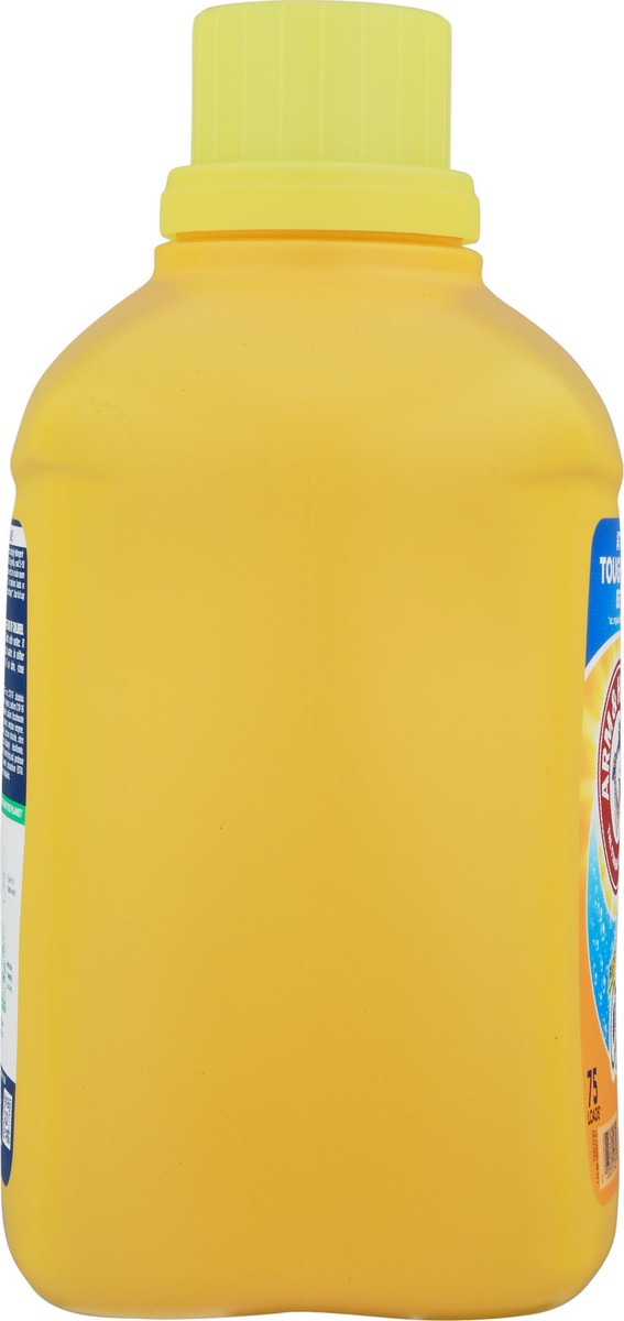 slide 9 of 11, ARM & HAMMER Plus OxiClean Fresh Scent, 75 Loads Liquid Laundry Detergent, 118.1 Fl oz, 122.5 oz