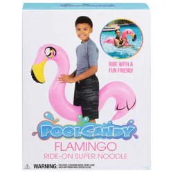 PoolCandy Ages 6+ Flamingo Ride-On Super Noodle 1 ea