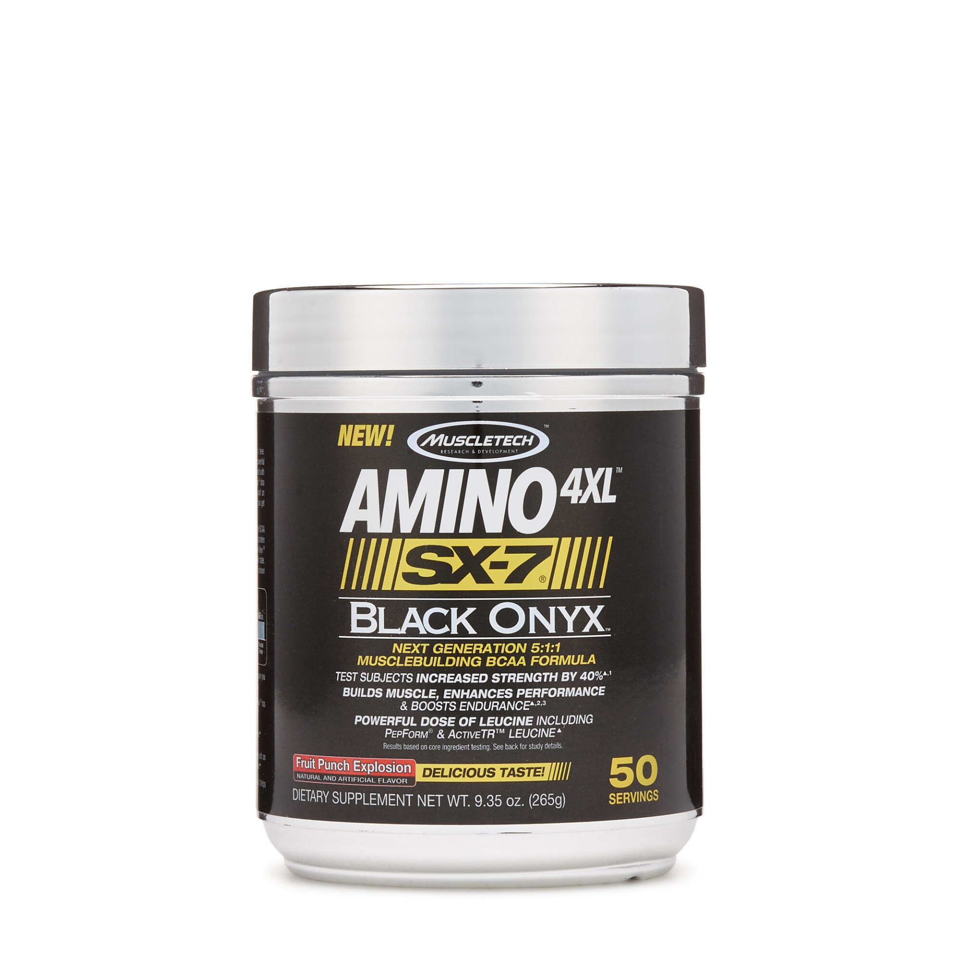 slide 1 of 1, MuscleTech Amino 4XL SX-7 Black Onyx - Fruit Punch Explosion, 1 ct