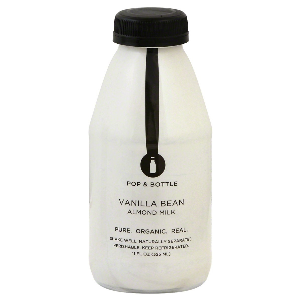 slide 1 of 1, Pop & Bottle Organic Vanilla Almondmilk Latte, 11 fl oz