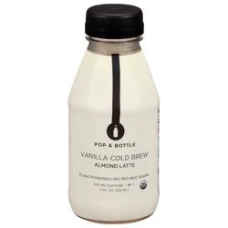 Pop & Bottle Vanilla Cold Brew Almond Latte 11 fl oz