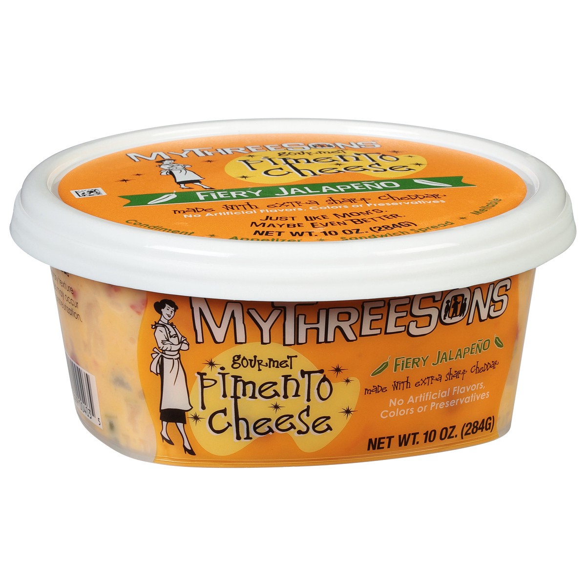 slide 6 of 11, MyThreeSons Gourmet Fiery Jalapeno Pimento Cheese 10 oz, 10 oz