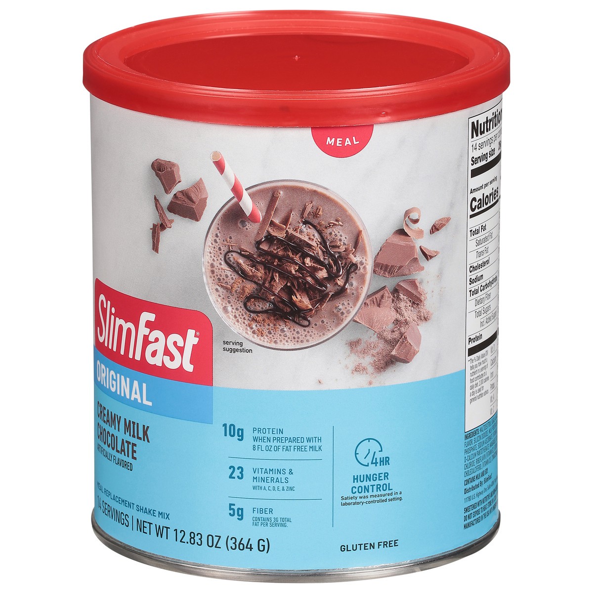 slide 3 of 12, SlimFast Original Creamy Milk Chocolate Meal Replacement Shake Mix 12.83 oz, 12.83 oz