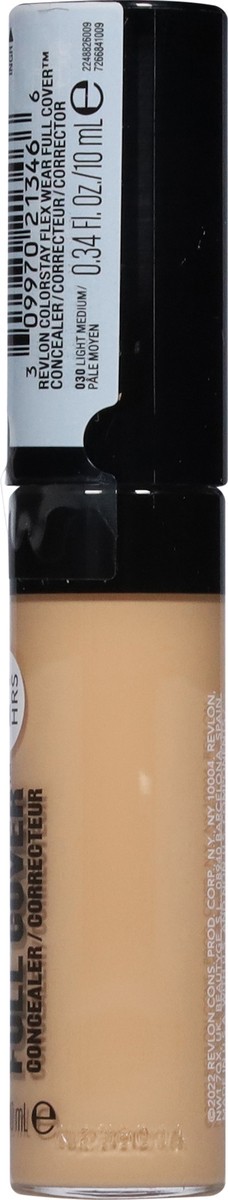 slide 11 of 12, Colorstay Flex Wear Full Cover Light Medium 030 Concealer 0.34 fl oz, 0.34 fl oz