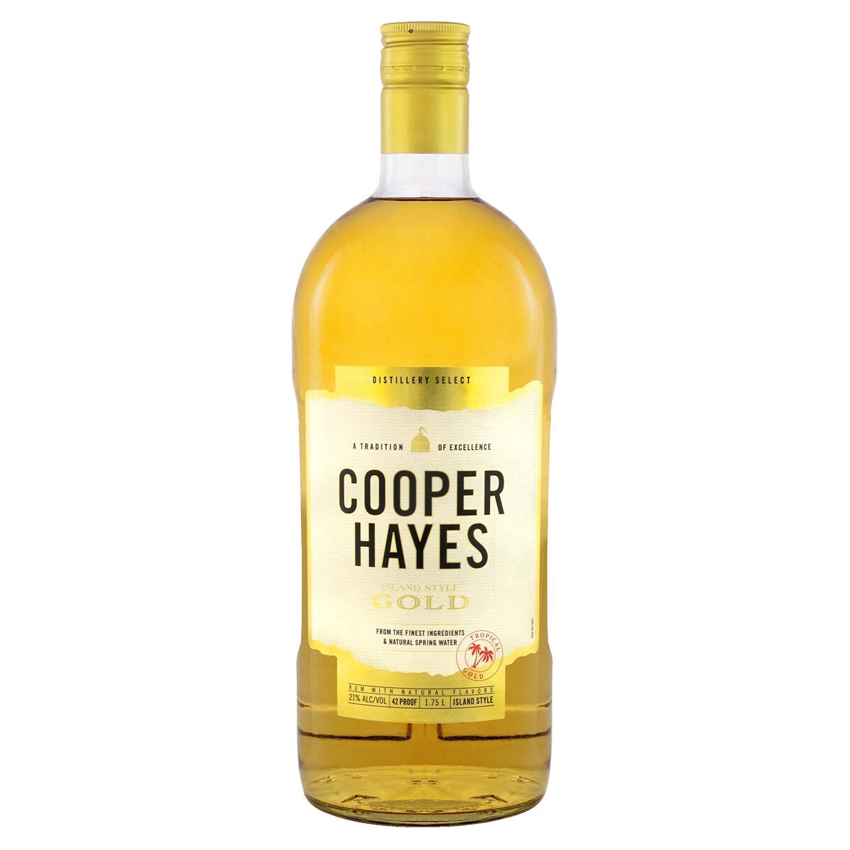 slide 1 of 1, Cooper Hayes Gold Rum, 1.75 liter