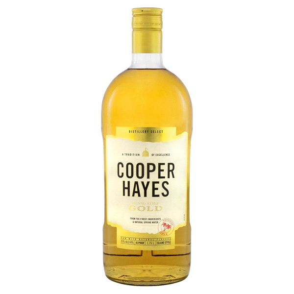 slide 1 of 1, Cooper Hayes Gold Rum, 1.75 liter