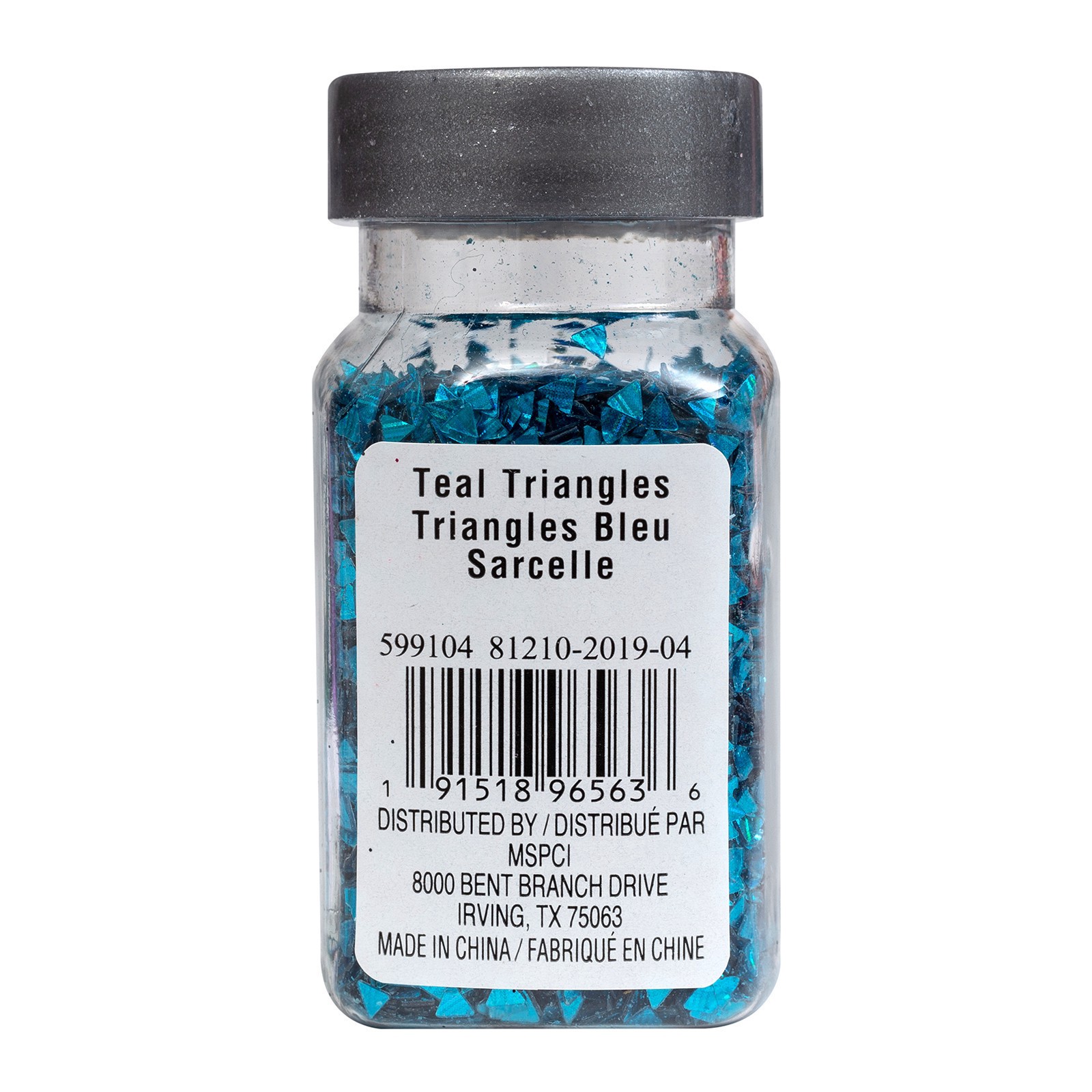 slide 2 of 3, Triangle Shaped Holographic Glitter By Recollections, 1 oz