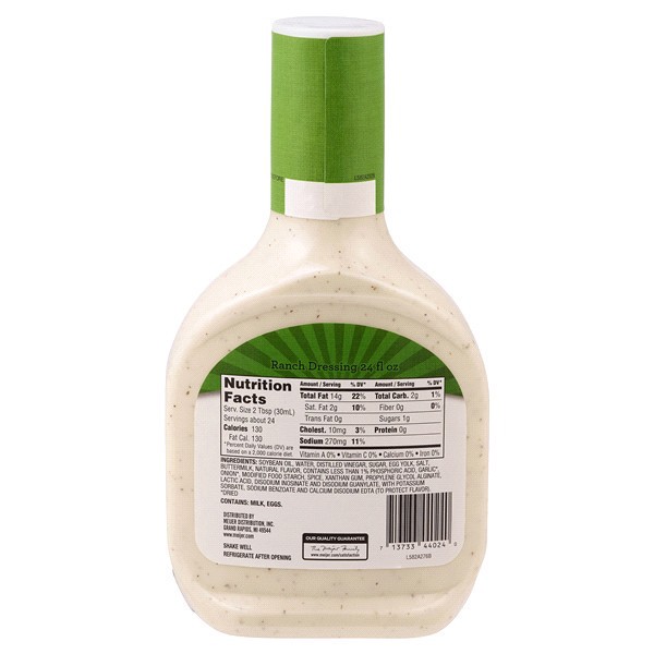 slide 4 of 5, Meijer Ranch Dressing, 24 oz